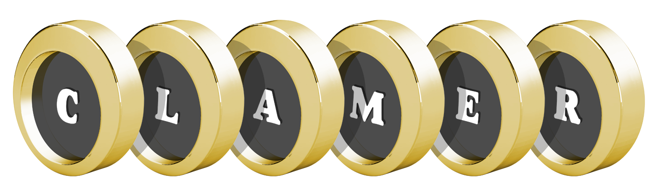 Clamer gold logo