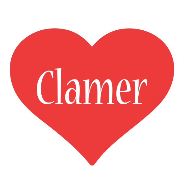 Clamer love logo