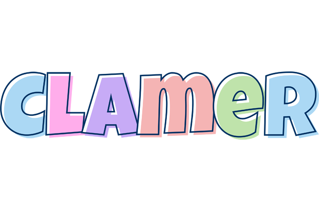 Clamer pastel logo