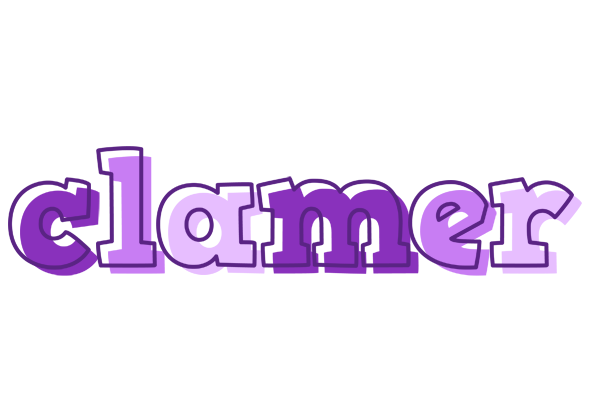 Clamer sensual logo