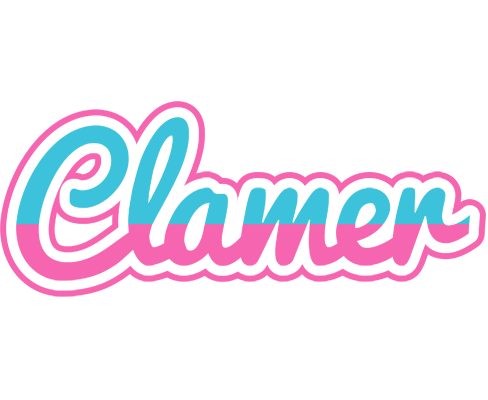 Clamer woman logo