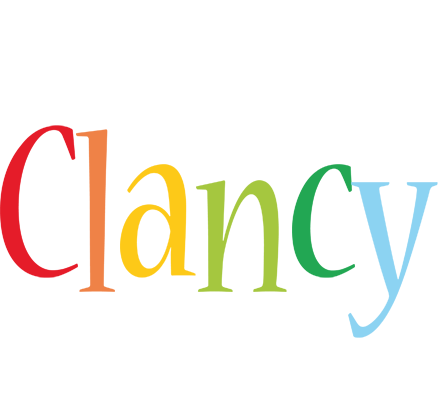 Clancy birthday logo