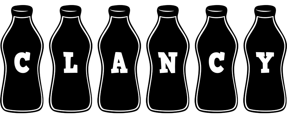 Clancy bottle logo