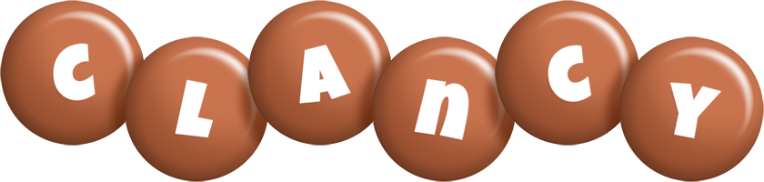 Clancy candy-brown logo