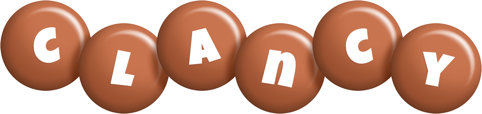 Clancy candy-brown logo