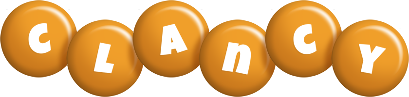 Clancy candy-orange logo