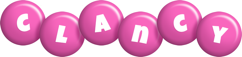 Clancy candy-pink logo