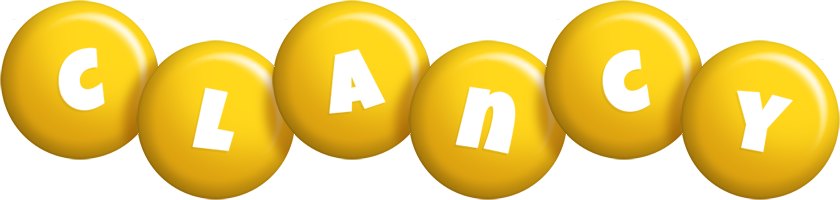 Clancy candy-yellow logo