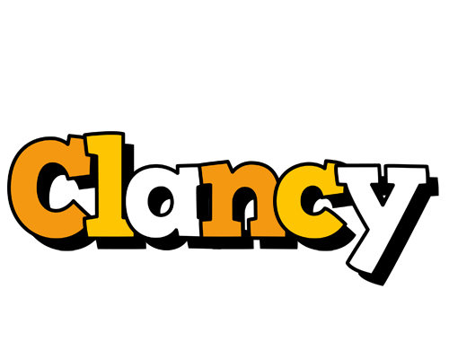 Clancy cartoon logo