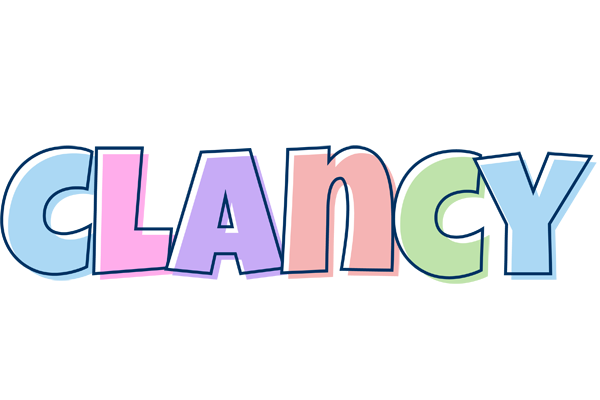 Clancy pastel logo