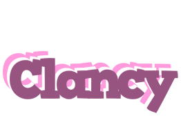 Clancy relaxing logo