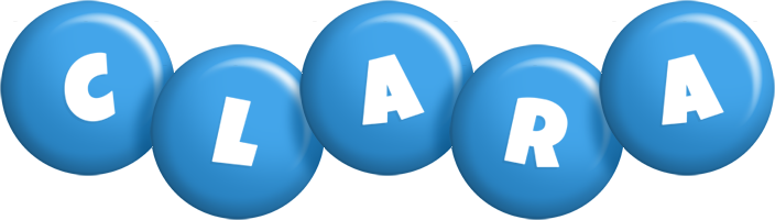 Clara candy-blue logo