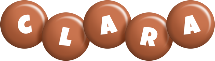 Clara candy-brown logo