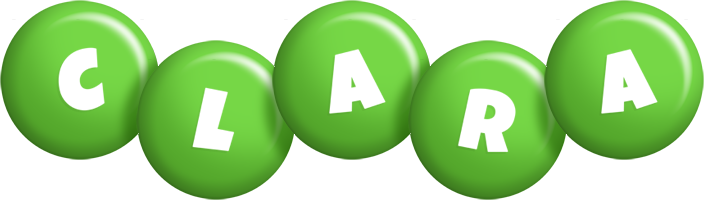 Clara candy-green logo