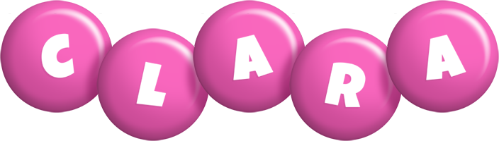 Clara candy-pink logo