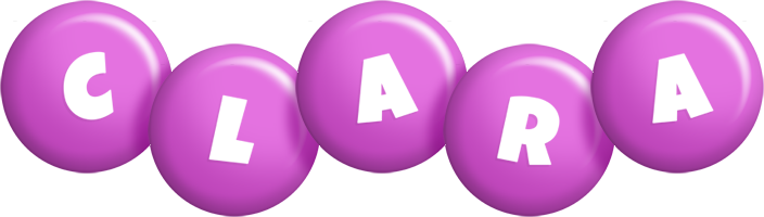 Clara candy-purple logo