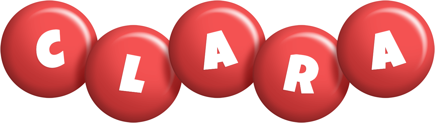 Clara candy-red logo