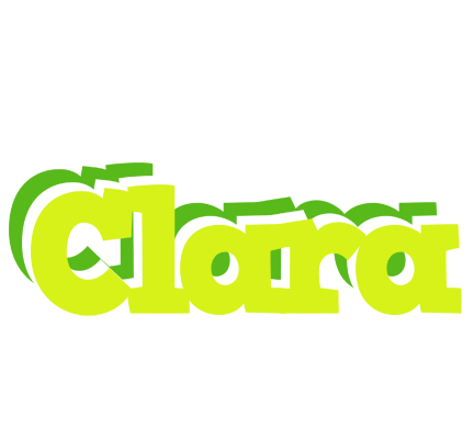 Clara citrus logo