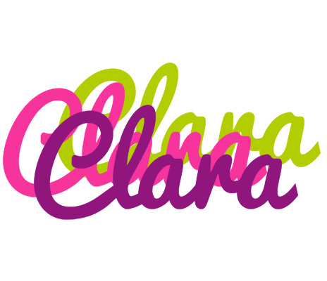 Clara flowers logo