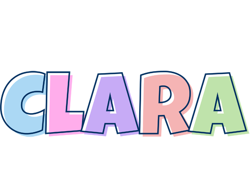 Clara pastel logo