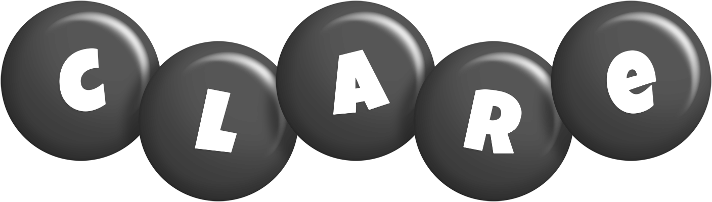 Clare candy-black logo