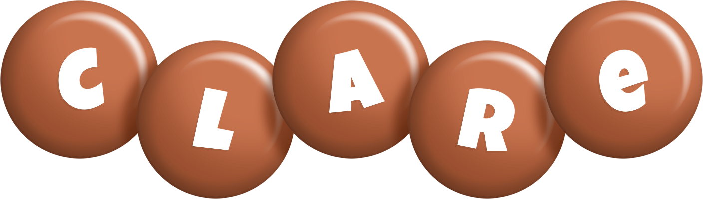 Clare candy-brown logo