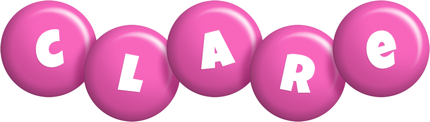 Clare candy-pink logo
