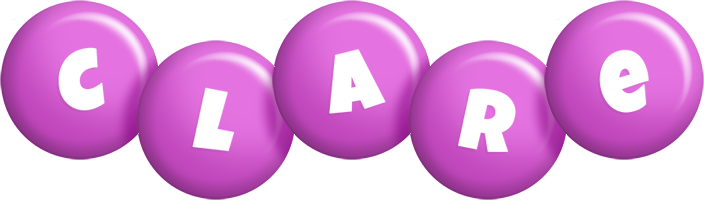Clare candy-purple logo
