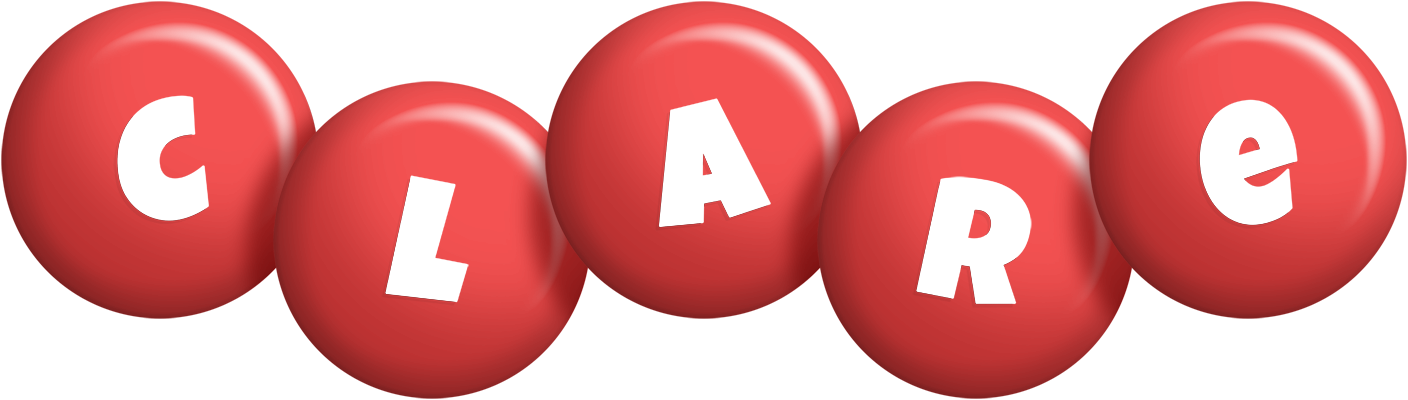Clare candy-red logo