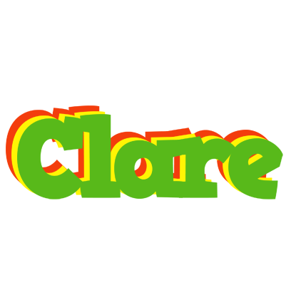Clare crocodile logo