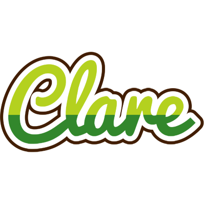 Clare golfing logo