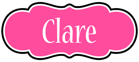 Clare invitation logo