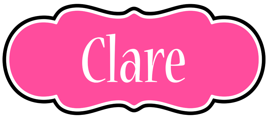 Clare invitation logo