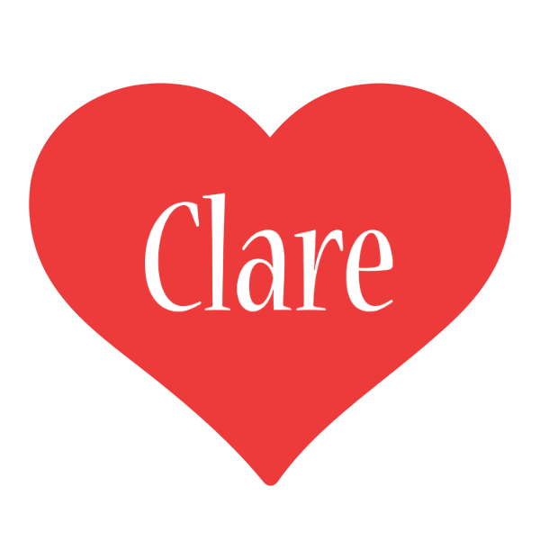 Clare love logo