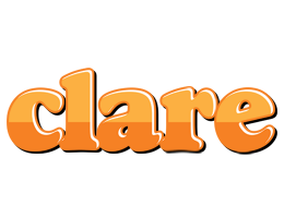 Clare orange logo