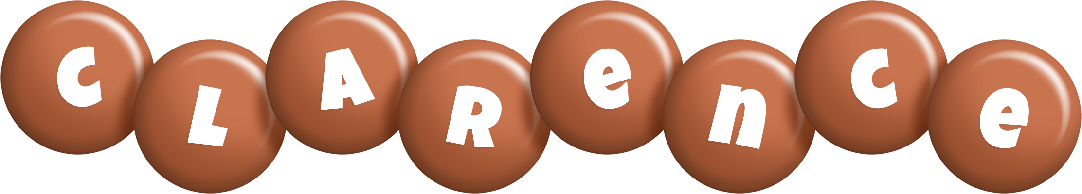 Clarence candy-brown logo