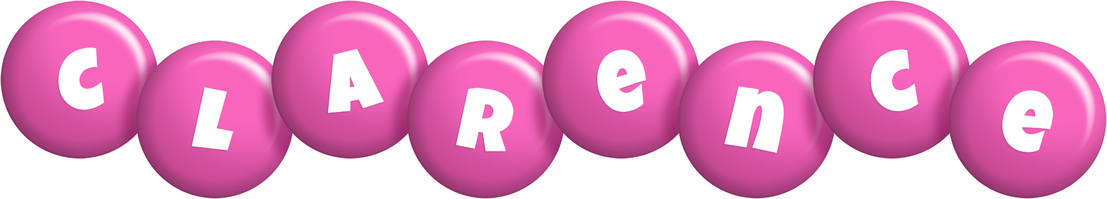 Clarence candy-pink logo
