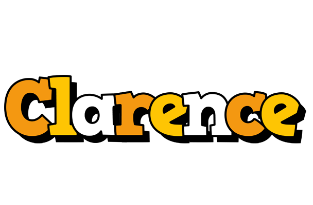 Clarence cartoon logo