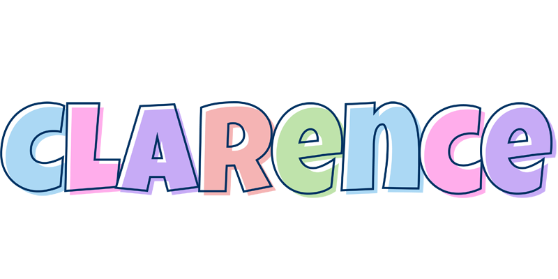 Clarence pastel logo
