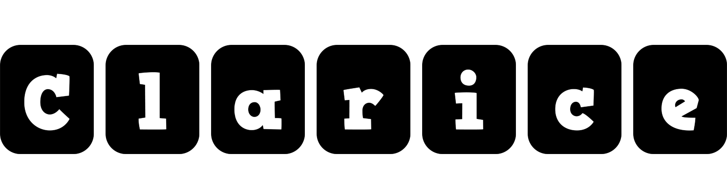 Clarice box logo