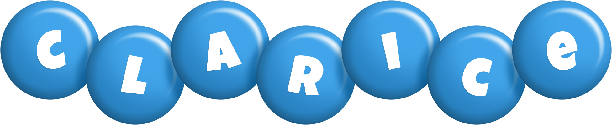 Clarice candy-blue logo
