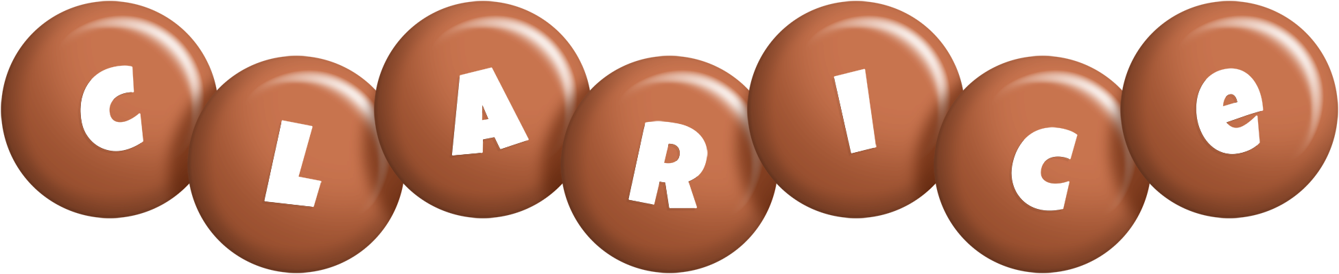 Clarice candy-brown logo