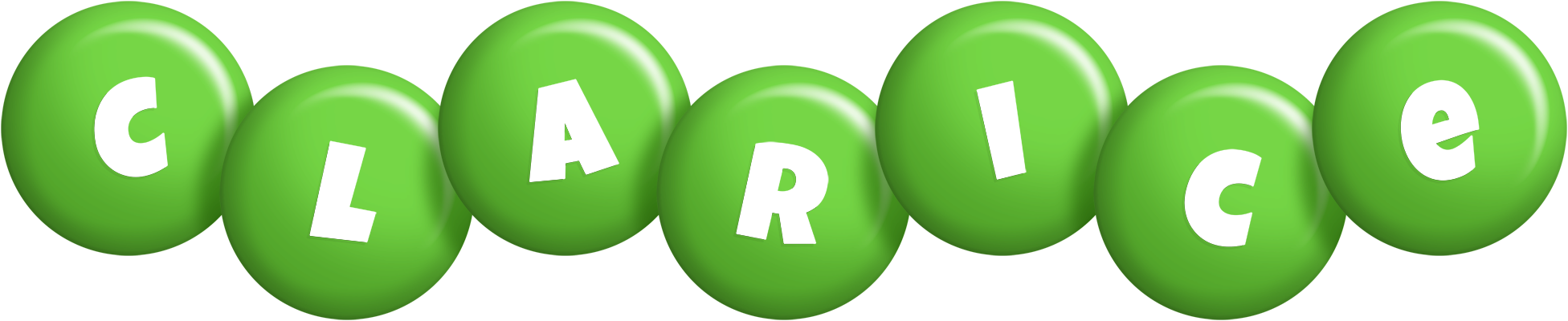 Clarice candy-green logo