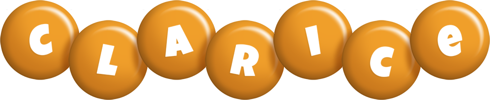 Clarice candy-orange logo