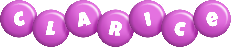 Clarice candy-purple logo