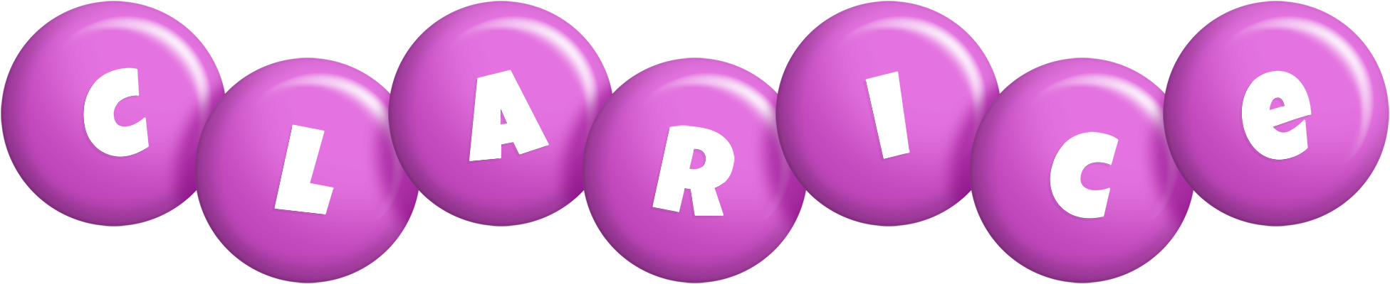 Clarice candy-purple logo