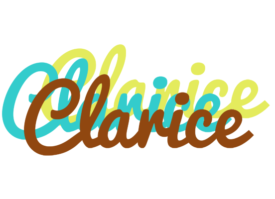 Clarice cupcake logo