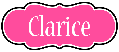 Clarice invitation logo