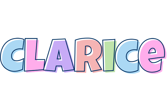 Clarice pastel logo