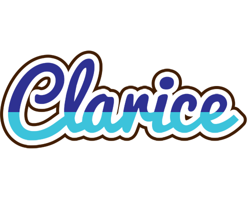 Clarice raining logo